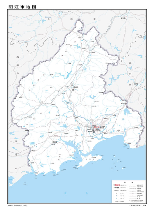 陽(yáng)江市地圖