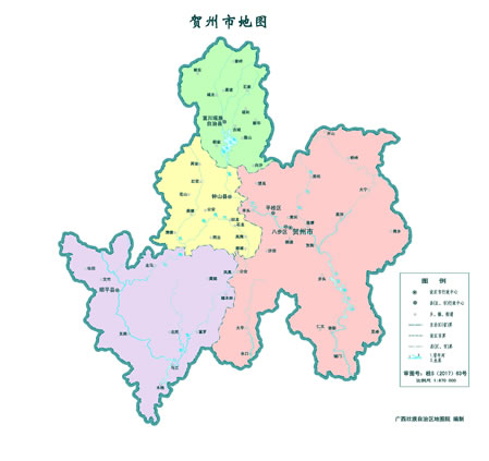 賀州市地圖